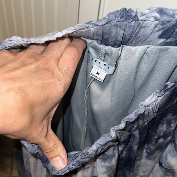 🔥🔥FIRE SALE🔥🔥 EUC coverup set, lined pants and flowy kimono top - Picture 7 of 11